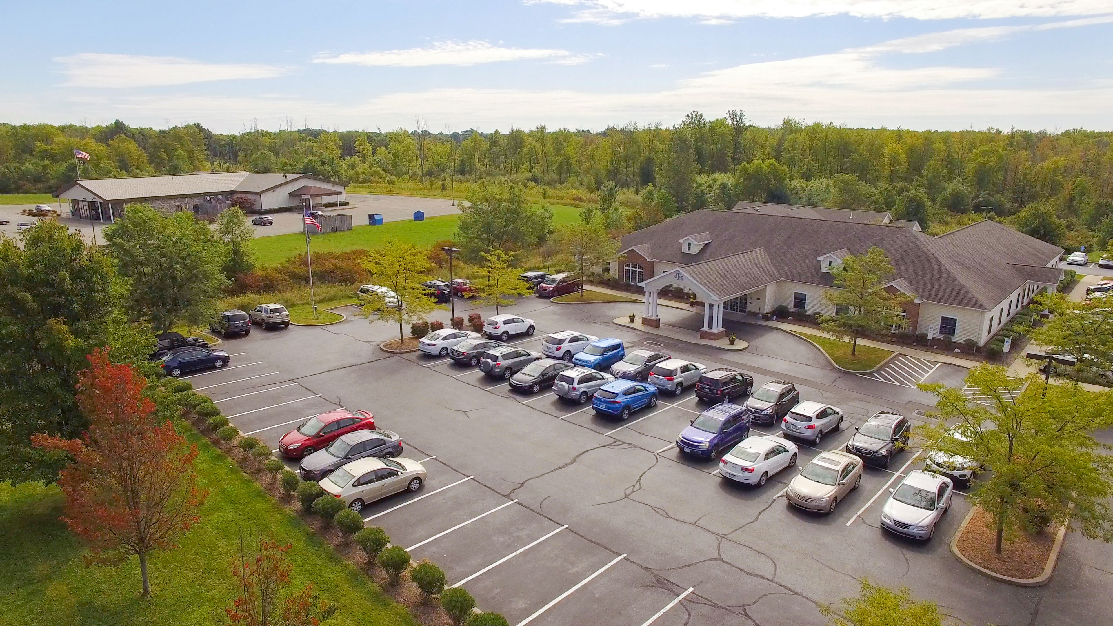 dFs building aerial image